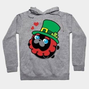 Poopy the Pug Puppy- Saint Patrick's Day Hoodie